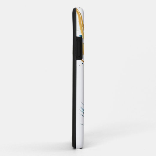 Azure Splash - Dynamic Abstract Design Phone Cases (Hinten/Rechts)