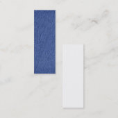 Azure stone Business Card Mini Visitenkarte (Vorne/Hinten)