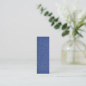 Azure stone Business Card Mini Visitenkarte (Stehend Vorderseite)