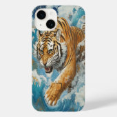 🐅 Azure Stride iPhone Case (Rückseite)