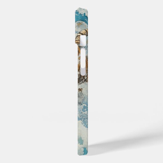 🐅 Azure Stride iPhone Case (Rückseite / Links)