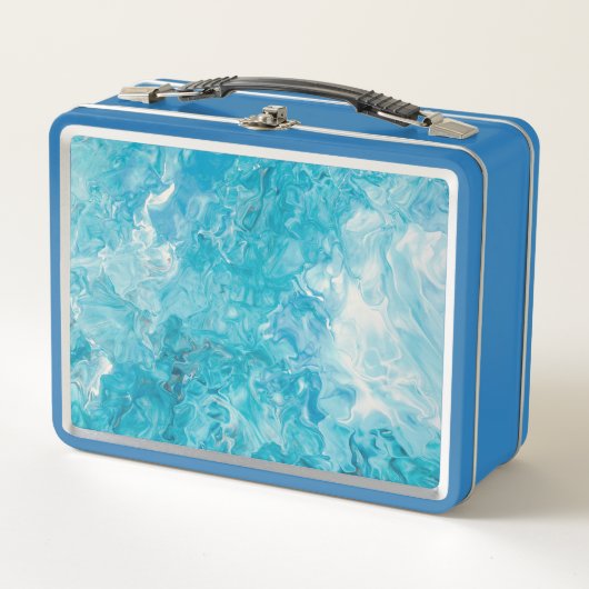 Azure Swirl Lunch Box (Vorderseite)