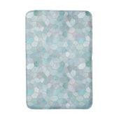 Azure Verdigris Mosaic Badematte (Vorderseite Vertikal)