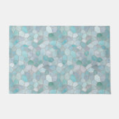 Azure Verdigris Mosaic Fußmatte (Vorderseite)