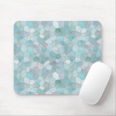 Azure Verdigris Mosaic Mousepad (Mit Mouse)