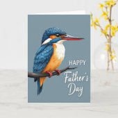 Azure Vogel Vatertagskarte Karte (Gelbe Blume)