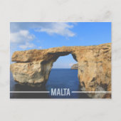 Azure Window Gozo, Malta Postkarte (Vorderseite)