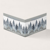 Azure Winter Marvels Faltbuchkarte (Vorderseite)
