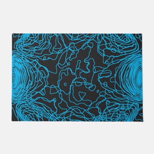 Azure Yarn Door Mat Fußmatte (Vorderseite)