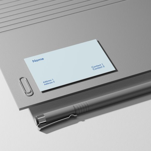 Azureish White-Visitenkarte Visitenkarte