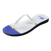 AZUREST-Logo-Flip-Flops Badesandalen (Schrägansicht)