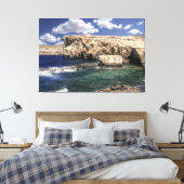 Azurfenster Attraktion auf Gozo Island Leinwanddruck (Insitu (Schlafzimmer))
