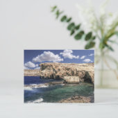 Azurfenster Attraktion auf Gozo Island Postkarte (Stehend Vorderseite)