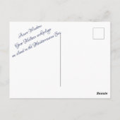 Azurfenster Attraktion auf Gozo Island Postkarte (Rückseite)