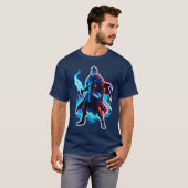 Azurflammen-Wächter T-Shirt (Vorne ganz)
