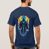 Azurflammen-Wächter T-Shirt (Rückseite)