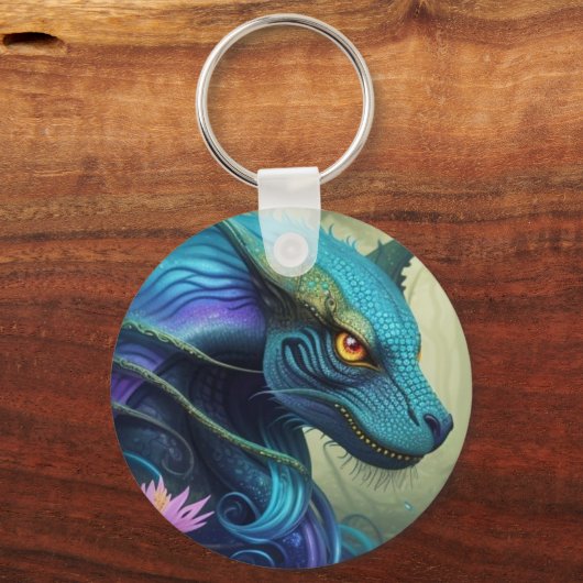 „Azuris –Bewahrer des Zauberwaldes Schlüsselanhänger (Rückseite)