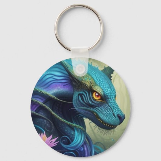 „Azuris –Bewahrer des Zauberwaldes Schlüsselanhänger (Rückseite)