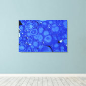 Azurit, ein Erz von Kupfer, Arizona, USA Leinwanddruck (Insitu (Holzboden))