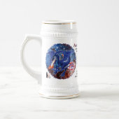 Azurit Kosmischer Drache Bierglas (Links)