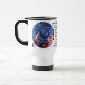 Azurit Kosmischer Drache Reisebecher (Links)