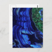Azurit und Malachit Postkarte (Vorne/Hinten)