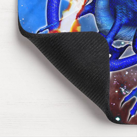 Azurite Cosmic Dragon Mousepad (Ecke)