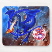 Azurite Cosmic Dragon Mousepad (Vorne)