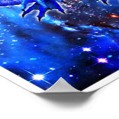 Azurite Cosmic Dragon Poster (Ecke)