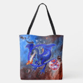 Azurite Cosmic Dragon Tasche (Rückseite)
