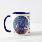 Azurite Cosmic Dragon Tasse (Links)