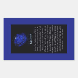 Azurite Crystal Meaning Juwelier Display Sticker