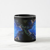 Azurite Geode Tasse (Zentrum)
