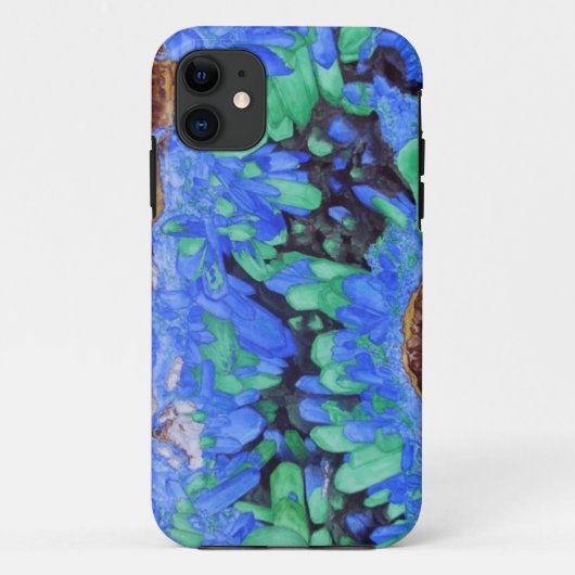 Azurite Malachite Crystals iPhone 5 Fall Case-Mate iPhone Hülle (Rückseite)