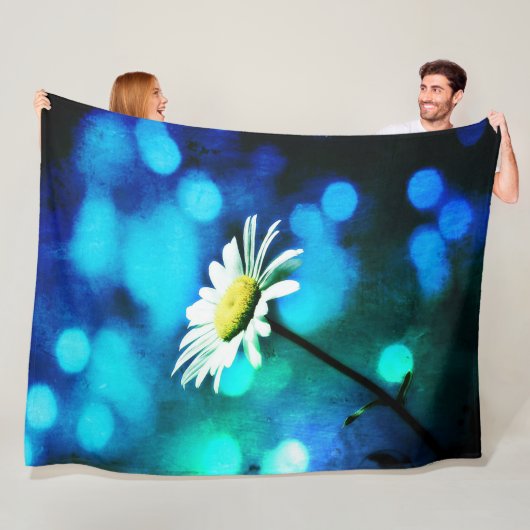 Azurite Malachite Daisy Fleecedecke (Beispiel)