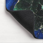 Azurite Malachite Island Mousepad (Ecke)