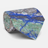 Azurite Malachite Krawatte (Gerollt)