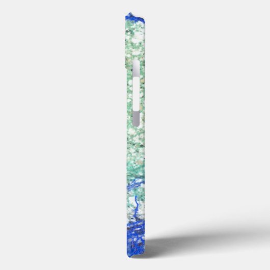 Azurite Malachite Stone Case-Mate iPhone Hülle (Rückseite / Links)