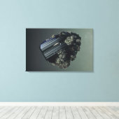 Azuritkristalle, ein geringes Erz von Kupfer, Tsum Leinwanddruck (Insitu (Holzboden))