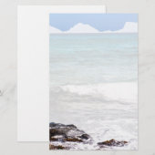 Azurmeer Briefpapier (Vorne/Hinten)