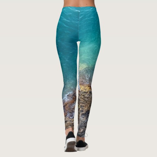 Azurwellen Leggings (Rückseite)