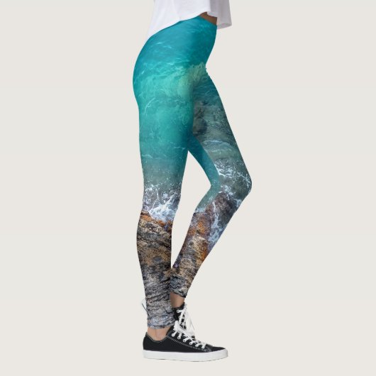 Azurwellen Leggings (Rechts)