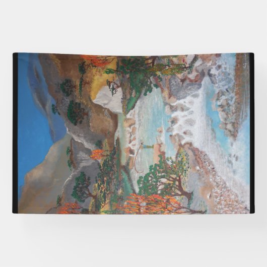 Azusa Canyon West Gabelung Banner (Horizontal)