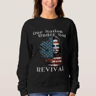 Azusa-Wiederbelebung Amerikanisches Flagge Mädchen Sweatshirt