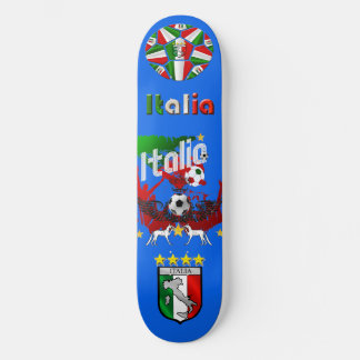 Azzurri blau, Italia Panel Ball Calcio Skateboard