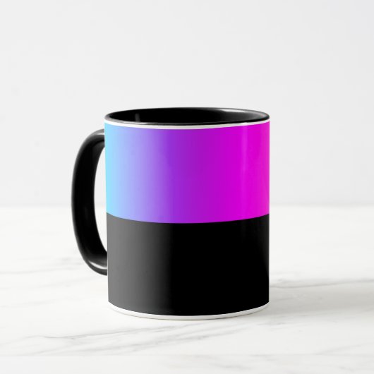 B01 - Tasse mit CMYK Farbverlauf (Vorderseite Links)