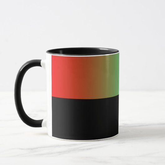 B02 - Tasse mit RGB Rot Grün Blau Farbverlauf (Links)