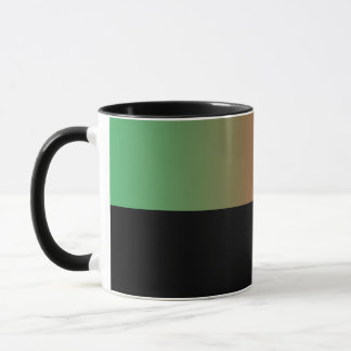 B05 - Tasse mit Rot Grün Farbverlauf