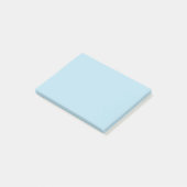 B06 Hellblaue Farbe Post-it Klebezettel (angewinkelt)