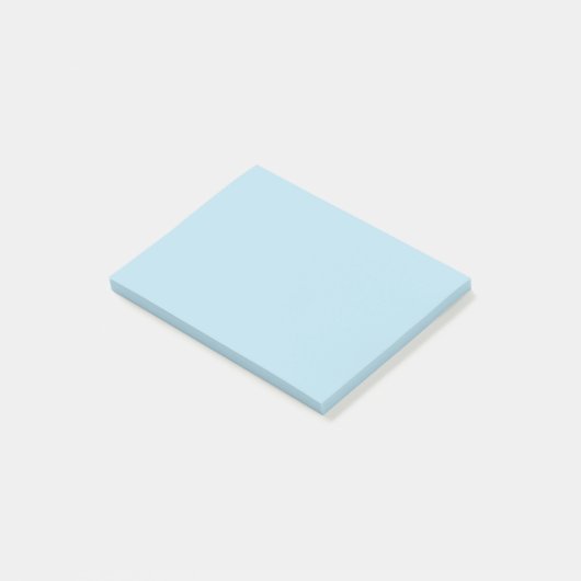 B06 Hellblaue Farbe Post-it Klebezettel (angewinkelt)